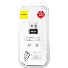 Baseus Converter USB Male To Type-C Female Black (CAAOTG-01)