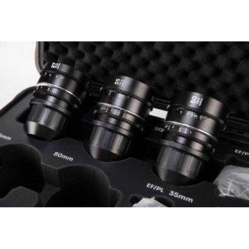 Venus Optics Obiektyw Venus Optics Zestaw obiektyw&oacute;w Venus Optics Laowa Nanomorph 27 mm, 35 mm, 50 mm S35 Blue do Arri PL / Canon EF