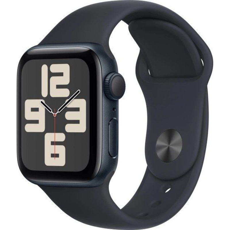 Apple Smartwatch Apple Watch SE GPS + Cellular 40mm Midnight Alu Sport S/M Granatowy (MXGC3ET/A)