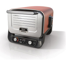 Ninja OO101EU outdoor barbecue/grill Electric + Charcoal Black, Red, Silver 2400 W