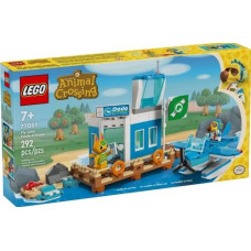Lego Animal Crossing lidojiet ar Dodo Airlines
