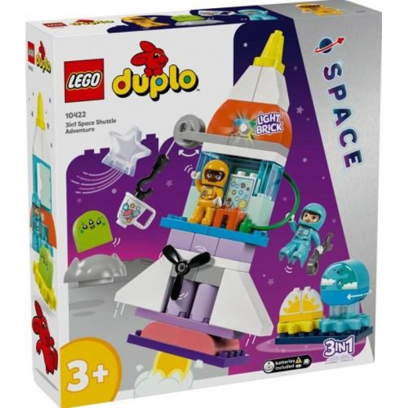 Lego DUPLO 10422 3in1 Kosmosa kuģa piedzīvojums