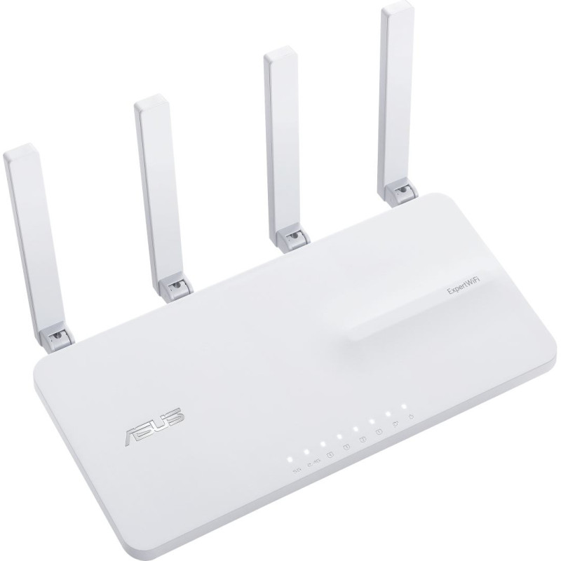 Asus EBR63 &ndash; Expert WiFi bezvadu rūteris Tīkls Gigabit Ethernet Divkār&scaron;ā frekvenču josla (2.4 GHz / 5 GHz) Balts