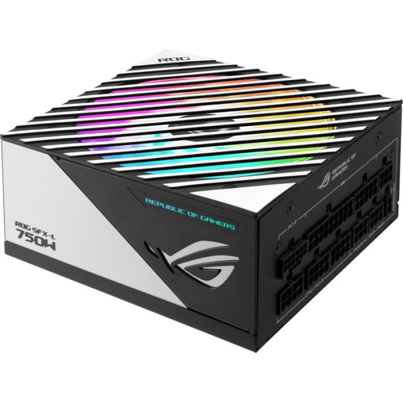 Asus ROG Loki SFX-L 750W Platinum baro&scaron;anas avotu vienība 20+4 pin ATX Melns, Sudrabs
