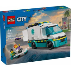 Lego City 60451 Neatliekamās medicīniskās palīdzības mašīna