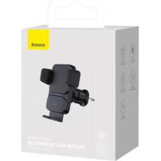 Baseus Car Mount Wireless Charger Wisdom Auto Alignment Air Outlet base QI 15W Black (CGZX000001)
