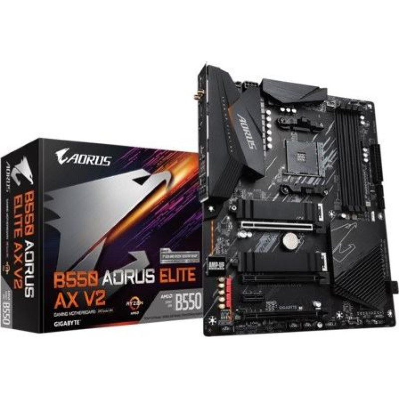 Gigabyte B550 AORUS ELITE AX V2 AM4 4DDR4 HDMI/DP M.2 ATX