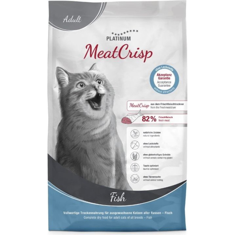 Platinum MeatCrisp Adult Fish - dry cat food - 3kg