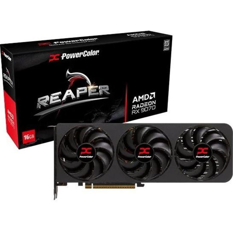 Powercolor Reaper AMD RX9070 16 GB GDDR6 graphics card