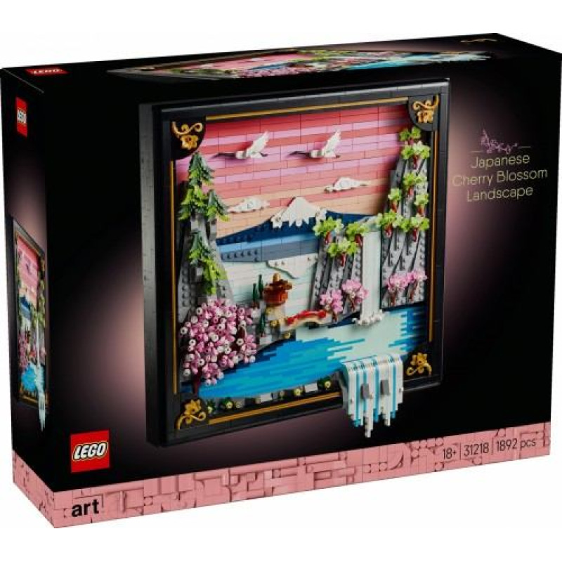 Lego Blocks ART 31218 Japanese Cherry Blossom Landscape