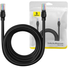 Baseus Network Cable High Speed (CAT5) of RJ45 (round cable) 1000 Mbps, 8m, Black (B00133206111-06)