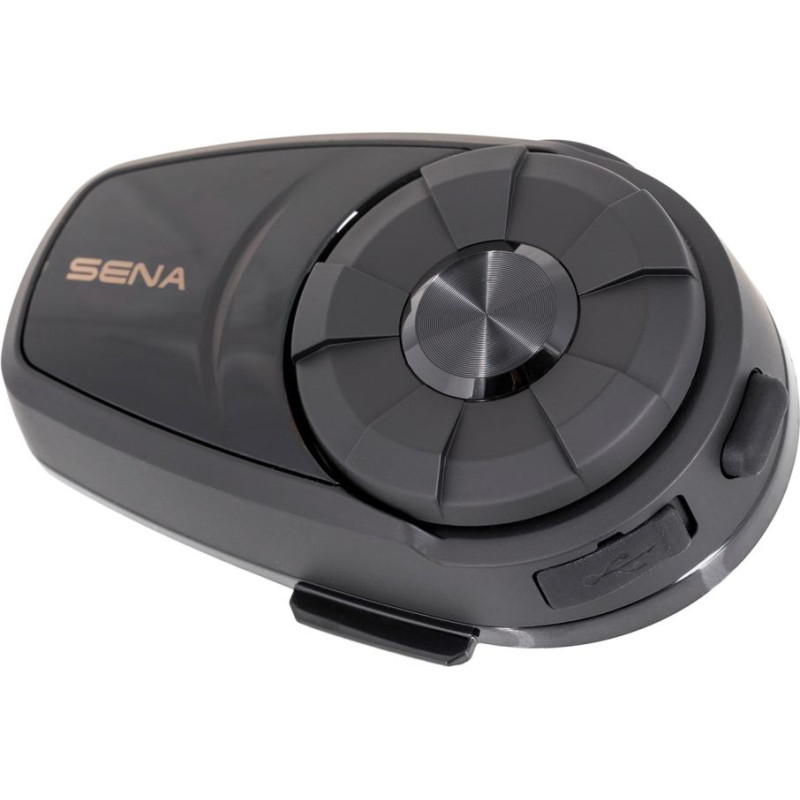 Sena 10S motorcycle intercom 4 channels 1600 m Black