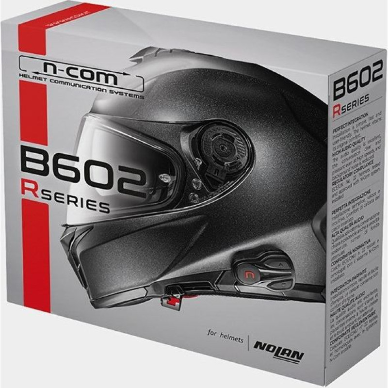 Nolan N-Com B602 R Motorbike intercom 1 pc Black