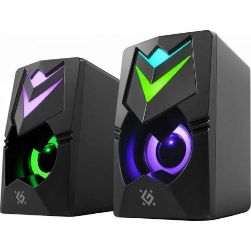Defender PC speakers J4 2.0 6W LED USB Black