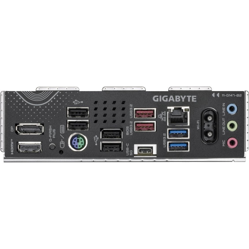 Gigabyte B850 EAGLE WIFI6E Motherboard - AMD Ryzen 9000 Series CPUs, 8+2+2 Phases Digital VRM, up to 8200MHz DDR5 (OC), 1xPCIe 5.0 + 2xPCIe 4.0 M.2, GbE LAN, WIFI 6E, USB 3.2 Gen 2