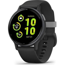 Garmin Vivoactive 5 3.05 cm (1.2") AMOLED 42 mm Digital 390 x 390 pixels Touchscreen Black Wi-Fi GPS (satellite)