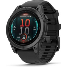 Garmin Fenix E 3.3 cm (1.3") AMOLED 47 mm Digital 416 x 416 pixels Touchscreen Black Wi-Fi GPS (satellite)