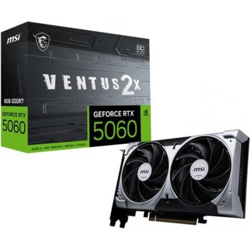 MSI Graphics card GeForce RTX 5060 8G VENTUS 2X OC