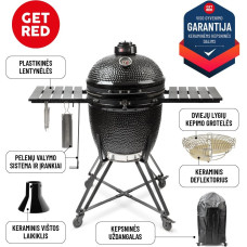 Get Red Kamera keramikas grils 22 56cm
