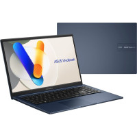 Asus Vivobook 15 X1504VA-BQ4291 Core i5-120U 15.6" FHD IPS-level display 60Hz 250 nits AG 16GB DDR5 512GB SSD Intel Graphics WLAN + Bluetooth 720p webcam 42Wh battery No OS Quiet Blue