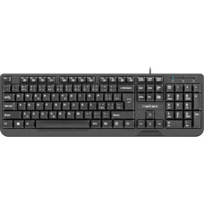 Natec KEYBOARD TROUT SLIM USB, CZ/SK LAYOUT, BLACK