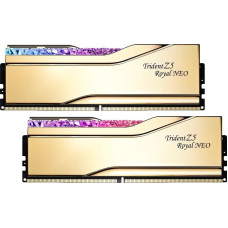 G.skill Pamięć G.Skill Trident Z5 Royal Neo, DDR5, 32 GB, 6400MHz, CL30 (F5-6400J3039G16GX2-TR5NG)