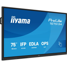 Iiyama Monitor iiyama IIYAMA TE7513A-B2AG 190,5cm 75 cali iiWare21E EDLA -Google-GMS-apps Android 14 16 summer 2026 Octa-core SOC 8/128GB 40-Points