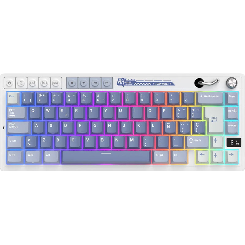 Royal Kludge M65 Ocean Blue, Creamy Switch, US