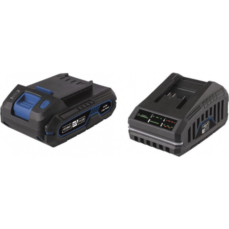 Scheppach Akumuliatorius ir įkroviklis Scheppach Starter-Kit 4.0 SBSK4.0, 4,0Ah Li-ion + 2,4A, 7909201721