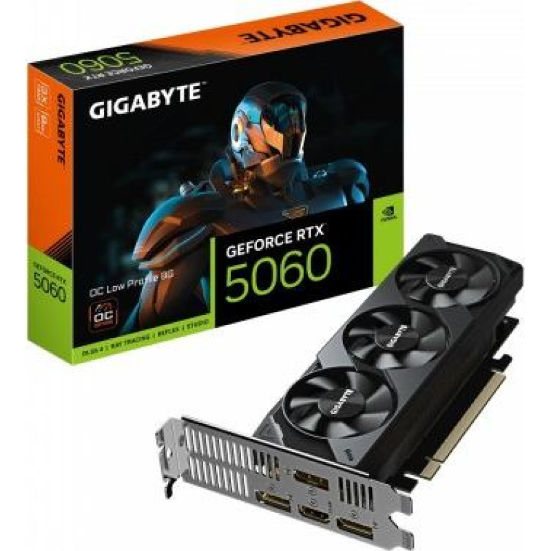Gigabyte Graphics card GeForce RTX 5060 OC Low Profile 8G GDDR7 3DP/HDMI