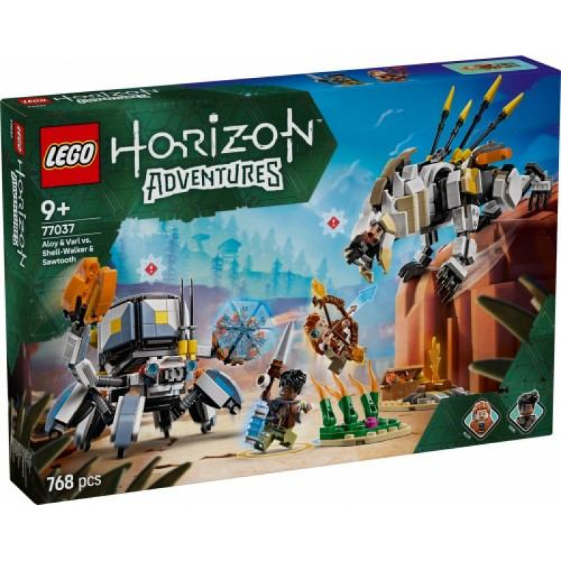 Lego Klocki Horizon 77037 Aloy i Varl kontra krabołaz i piłoząb