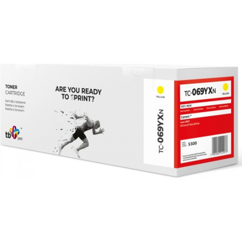 Tb Print Toner for Canon MF752 TC-069YXN YE 100% new