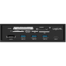 Logilink 5,25' multifunction fron panel with 6-way c. rea