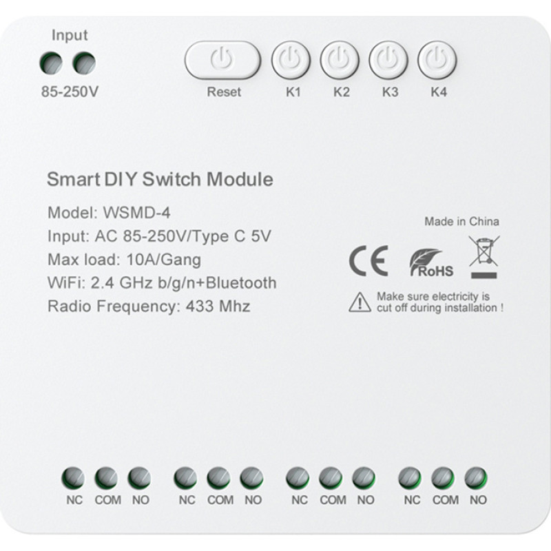 Avatto DIY Avatto WSMD-4 250V smart switch module