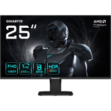 Gigabyte GS25F2A 25" FHD Gaming Monitor - 1920 x 1080, 240Hz, 1ms, 300 cd/m², Display HDR 10, HDMI 2.0, Displayport 1.4