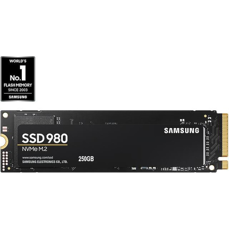 Samsung 980 M.2 250 GB PCI Express 3.0 V-NAND  NVMe