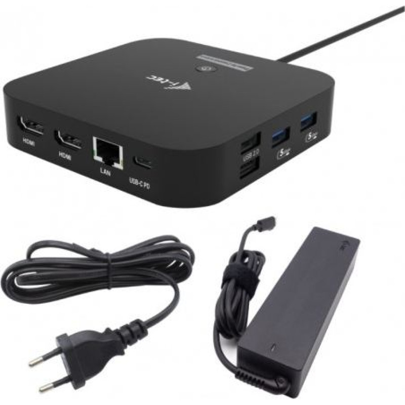 I-Tec Docking Station USB-C 2x HDMI Dock PD + Charger 100W