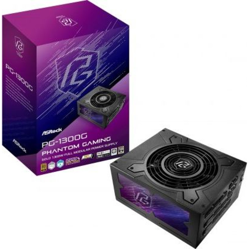 Asrock Power supply PG-1300G 1300W 80PLUS GOLD full modular