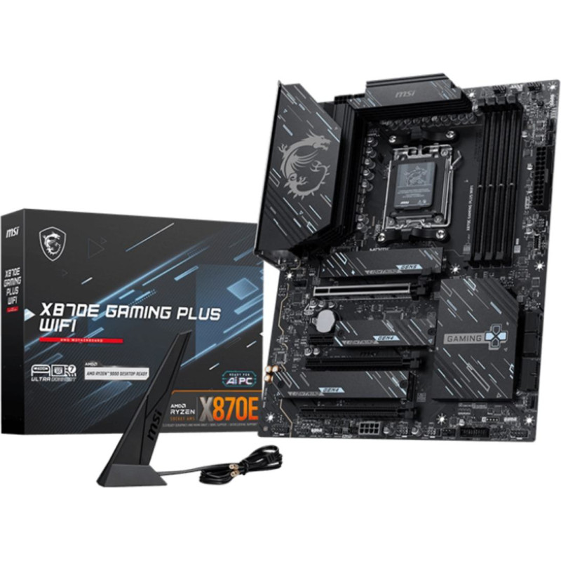 MSI X870E GAMING PLUS WIFI motherboard AMD X870E Socket AM5 ATX