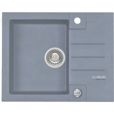 Alveus Granīta izlietne Rock 30 04M, pelēka metāliska, 4213004.