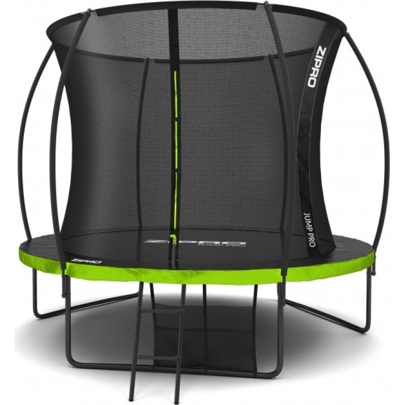 Trampoline with an internal network of Ziper Jump Pro 10FT 312cm + Bathroom basket
