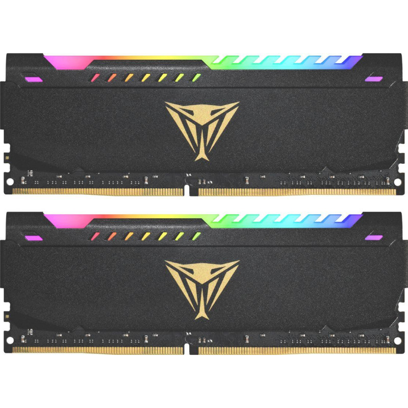 Patriot Pamięć Patriot Viper Steel RGB, DDR4, 32 GB, 3200MHz, CL16 (PVSR432G320C6K)