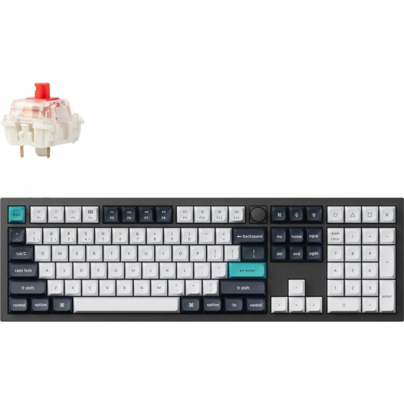 Keychron Klawiatura Keychron Q6 Max QMK/VIA Gateron Jupiter (Q6M-M1)