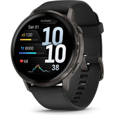 Garmin Zegarek sportowy Garmin Venu 4 - 45 mm Czarny  (010-03014-00)