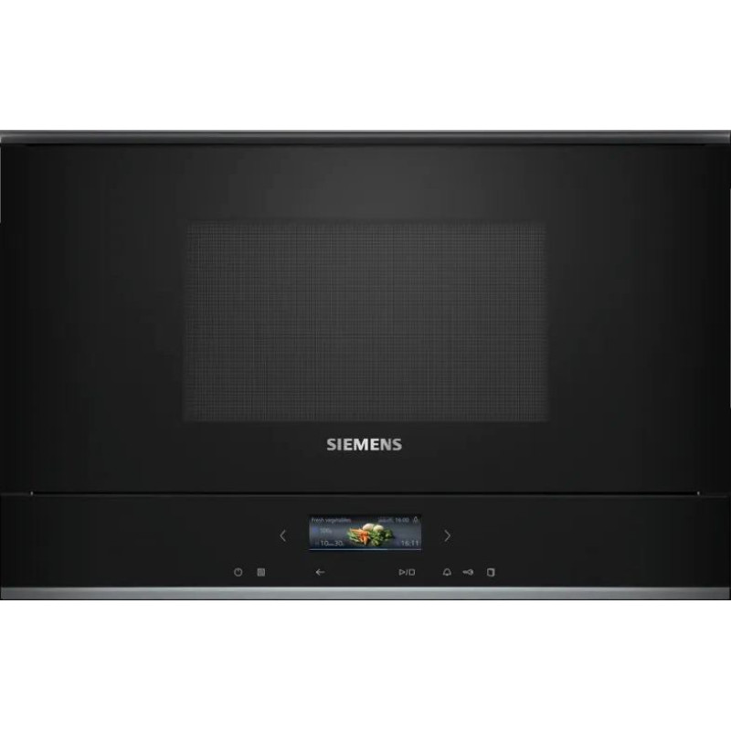 Siemens iQ700 BF722L1B1 microwave Built-in Solo microwave 21 L 900 W Black