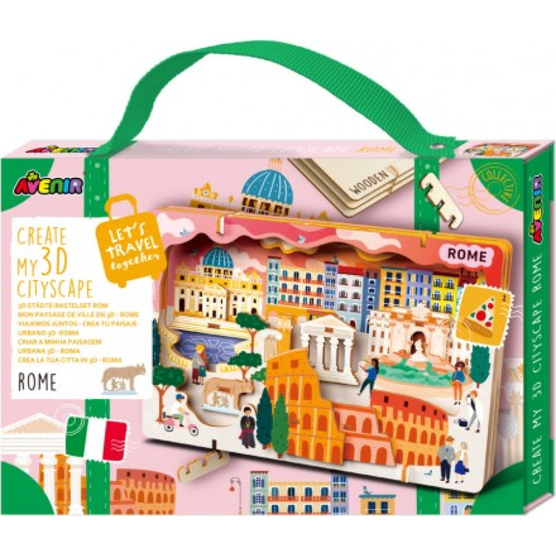 Mg Dystrybucja Puzzle Create an urban landscape 3D - Roma