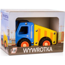Daffi Wooden car with tires - Dump truck