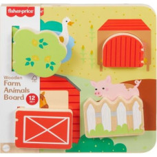 Fisher Price Wooden board Farm Animals