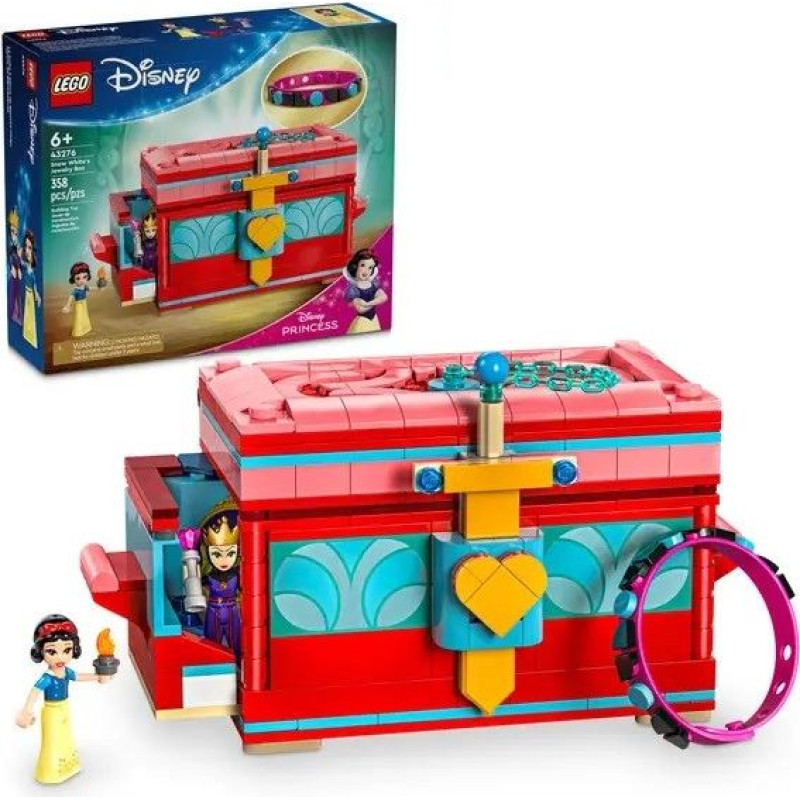 Lego Disney 43276 Sniegbaltītes rotaslietu kastīte