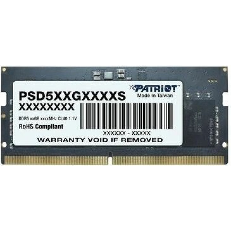 Patriot Memory RAM Patriot Signature 32GB (1x32GB) DDR5 5600MHz CL46 SODIMM